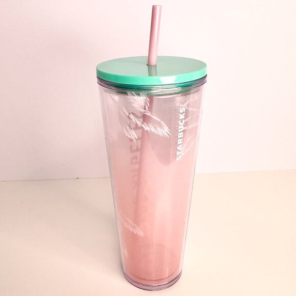 Starbucks 24 oz Los Angeles Palm Tree Tumbler Travel Cold Cup - Picture 3 of 3